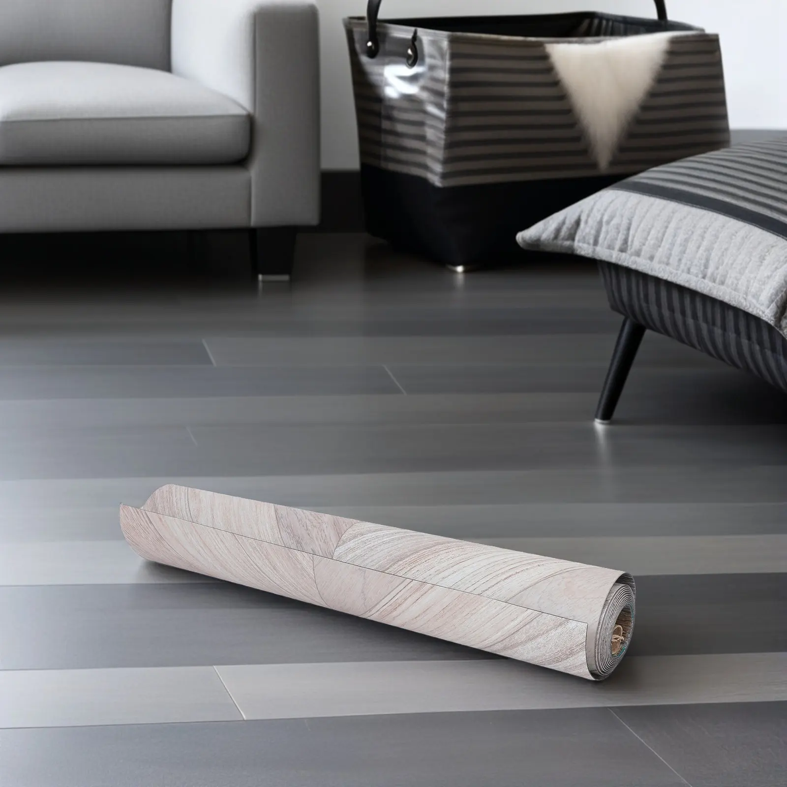 1 Roll Self-Adhesive Vinyl Flooring 118x23x0.06inch Floor Tiles Peel and Stick for Home Office Supermarkets Reusable
1 Roll Self-Adhesive Vinyl Flooring 118x23x0.06inch Floor Tiles Peel and Stick for Home Office Supermarkets Reusable