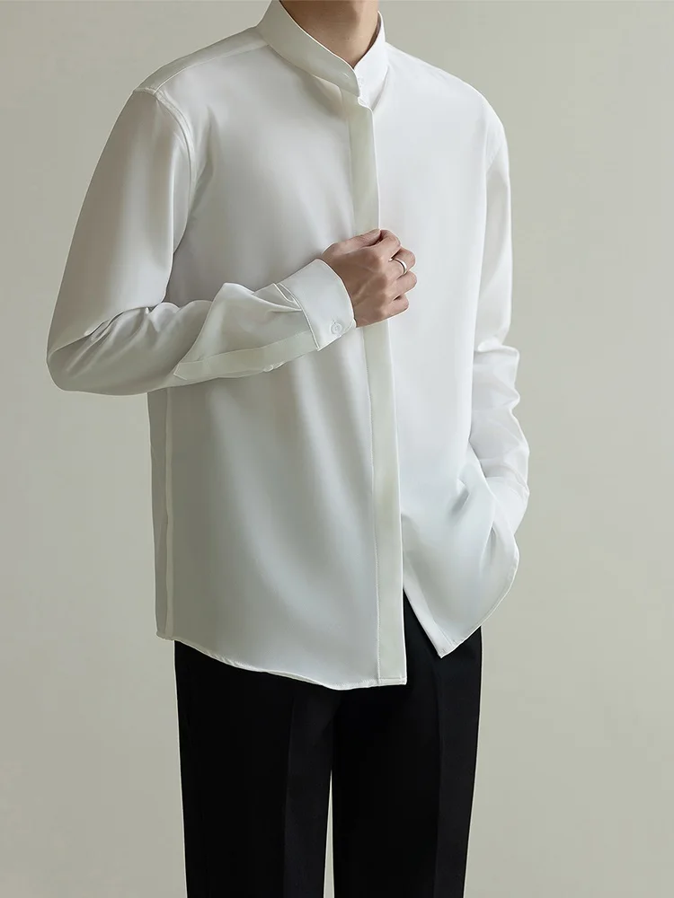 New Chinese Sle Men's irt Ice Silk Slim Fit Long Sve Busin Casual Faionable Autumn New Arrival Dry Clean Free
New Chinese Sle Men's irt Ice Silk Slim Fit Long Sve Busin Casual Faionable Autumn New Arrival Dry Clean Free