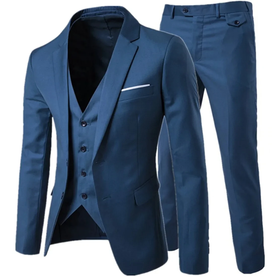 kx381 Pants Business Gentleman 3 Suit Pieces Sets / Groom Wedding Classic Solid Slim Dress Men High End Jacket Trous
kx381 Pants Business Gentleman 3 Suit Pieces Sets / Groom Wedding Classic Solid Slim Dress Men High End Jacket Trous