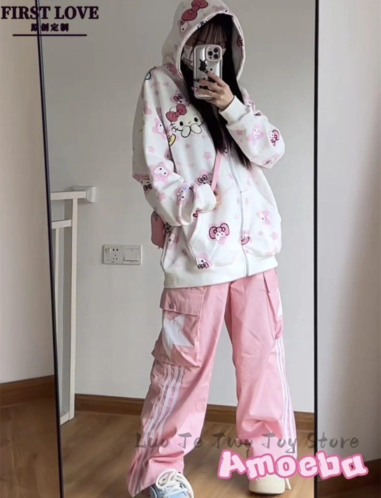 Miniso Sanrio, Hello Kitty Kawaii Girl осеннее винтажное пальто удобное милое мультяшное женское худи детский подарок
Miniso Sanrio, Hello Kitty Kawaii Girl осеннее винтажное пальто удобное милое мультяшное женское худи детский подарок