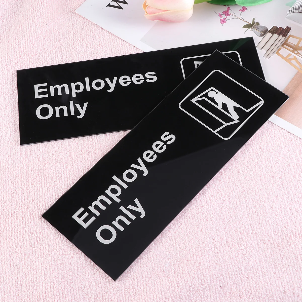 Employee-specific Signboard Must Entrance This Employees Informative Indicator Acrylic Office Poster
Employee-specific Signboard Must Entrance This Employees Informative Indicator Acrylic Office Poster
