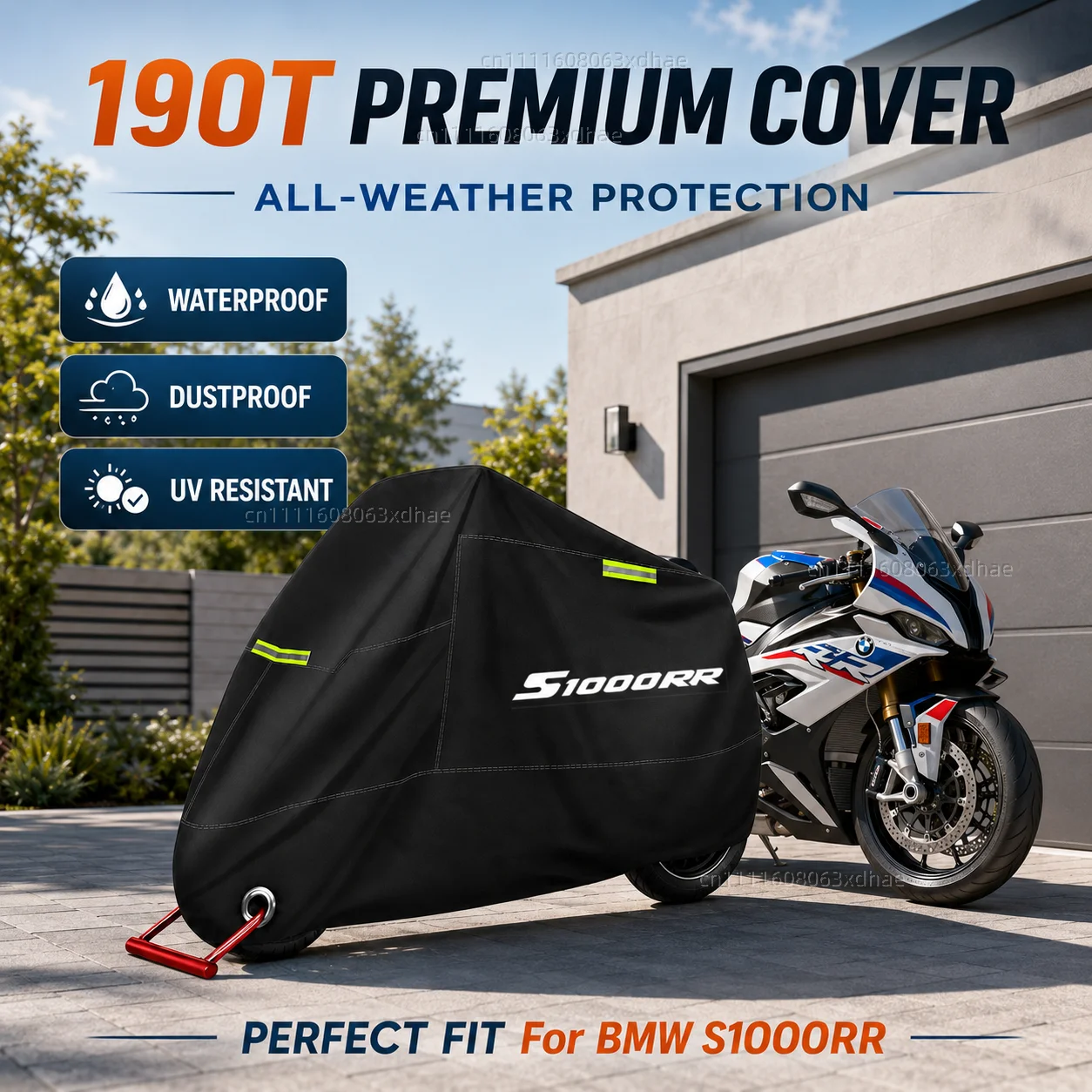 All Season Motorcycle Cover Rainproof Dustproof UV Protection 190T Oxford Cloth For For BMW S1000RR S 1000RR 2017 2020 2021 2022
All Season Motorcycle Cover Rainproof Dustproof UV Protection 190T Oxford Cloth For For BMW S1000RR S 1000RR 2017 2020 2021 2022
