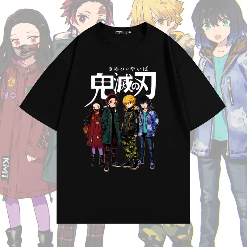 Japanese anime Ghost four 100% cotton short-sleeved T-shirt Summer green text print loose half-sleeved T-shirt clothes
Japanese anime Ghost four 100% cotton short-sleeved T-shirt Summer green text print loose half-sleeved T-shirt clothes