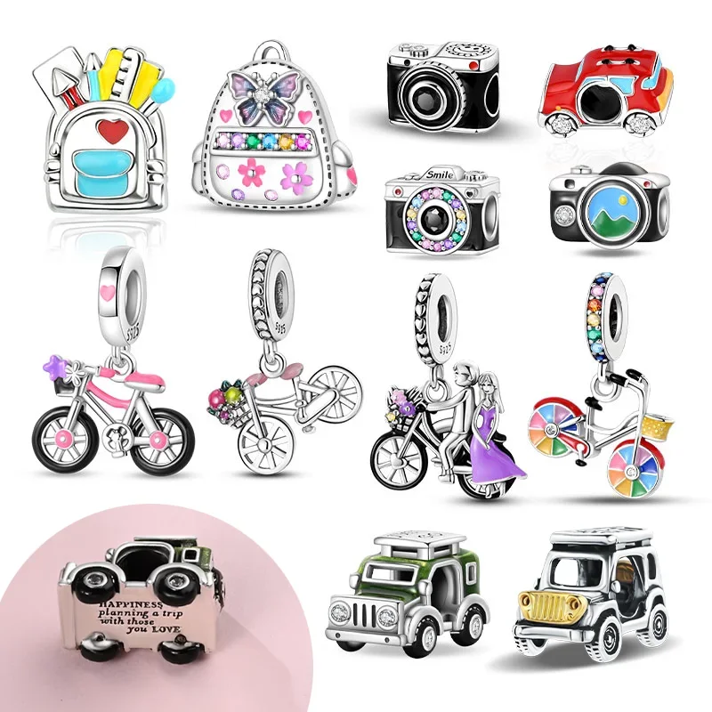 Holiday Travel 925 Sterling Silver Pet Dog Station Wagon&Pink Car&Sunflower Cat Charm Fit DIY Bracelet Necklaces Jewelry 
Holiday Travel 925 Sterling Silver Pet Dog Station Wagon&Pink Car&Sunflower Cat Charm Fit DIY Bracelet Necklaces Jewelry
