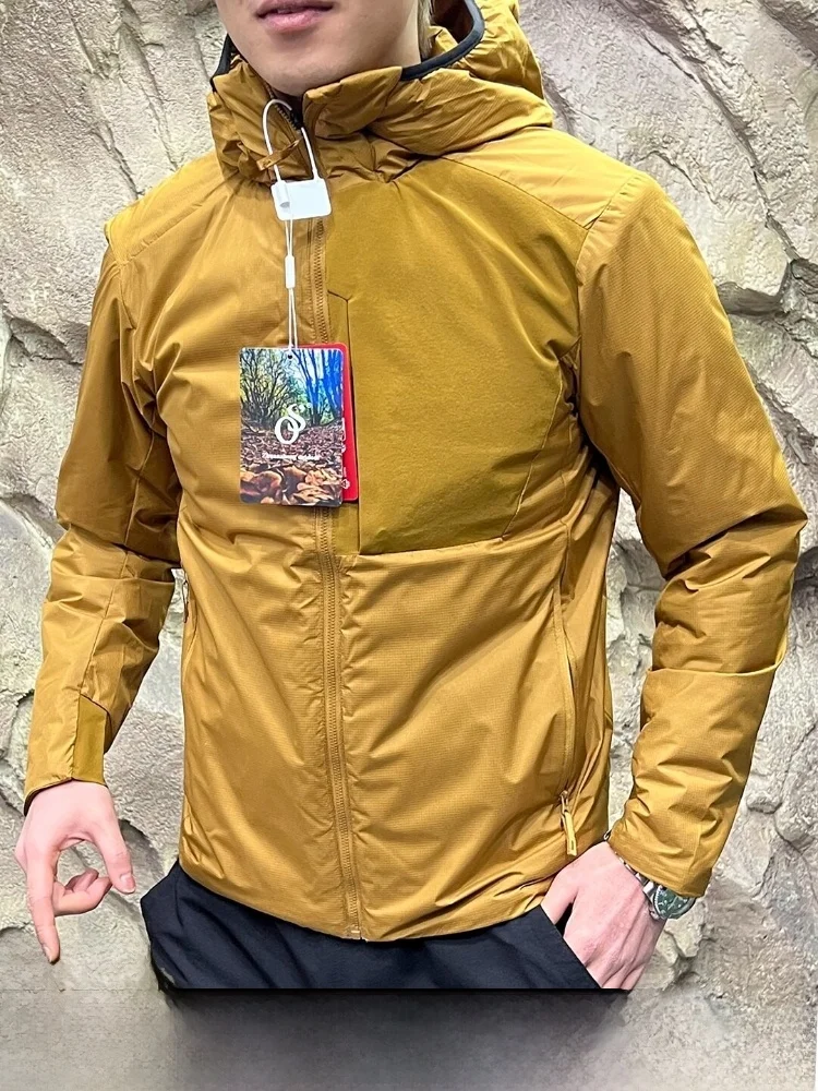 Men's Lightweight Outdoor Cotton Jaet aphene Inner Liner Bla Gold Youth Faion Stand Fit Long Sve Hooded Coat
Men's Lightweight Outdoor Cotton Jaet aphene Inner Liner Bla Gold Youth Faion Stand Fit Long Sve Hooded Coat