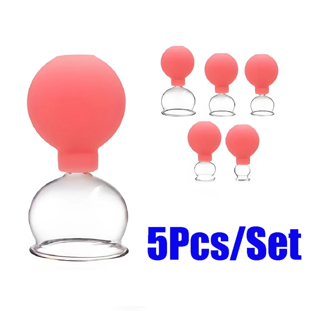 5Pcs/Set Rubber Head Glass Vacuum Cupping Massage Health and Beauty Jar Cupping
5Pcs/Set Rubber Head Glass Vacuum Cupping Massage Health and Beauty Jar Cupping