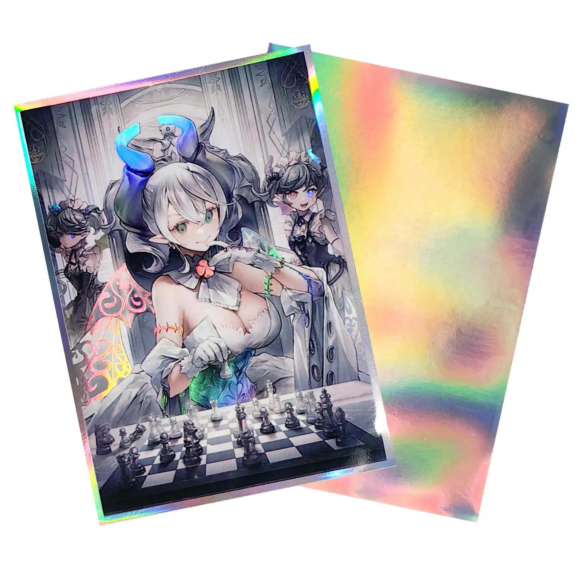 50 PCS Foil Anime Card Sleeves for MTG, 67×92mm Anime Character Outer Trading Card Sleeves Card Protector Compatible PTCG/TCG
50 PCS Foil Anime Card Sleeves for MTG, 67×92mm Anime Character Outer Trading Card Sleeves Card Protector Compatible PTCG/TCG