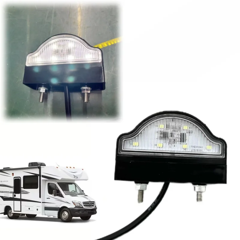 Universal 12V/24V LED Number Plate Light For Trailer Campervan Caravan Waterproof License Plate Lamp RV Exterior Light Accessory
Universal 12V/24V LED Number Plate Light For Trailer Campervan Caravan Waterproof License Plate Lamp RV Exterior Light Accessory