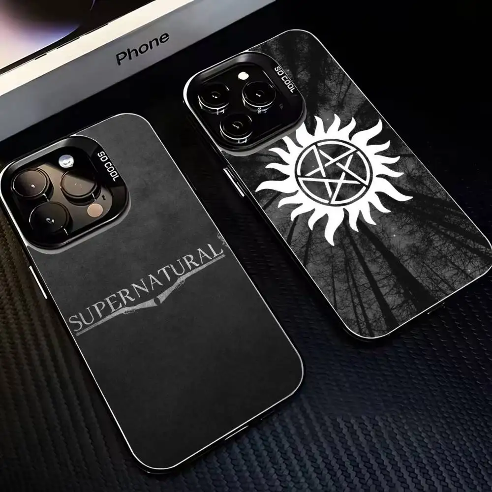 S-Supernatural TV Series Phone Case For iPhone17,16,15,14,13,12,11 Plus,Pro Max Black Matte Shockproof Cover
S-Supernatural TV Series Phone Case For iPhone17,16,15,14,13,12,11 Plus,Pro Max Black Matte Shockproof Cover