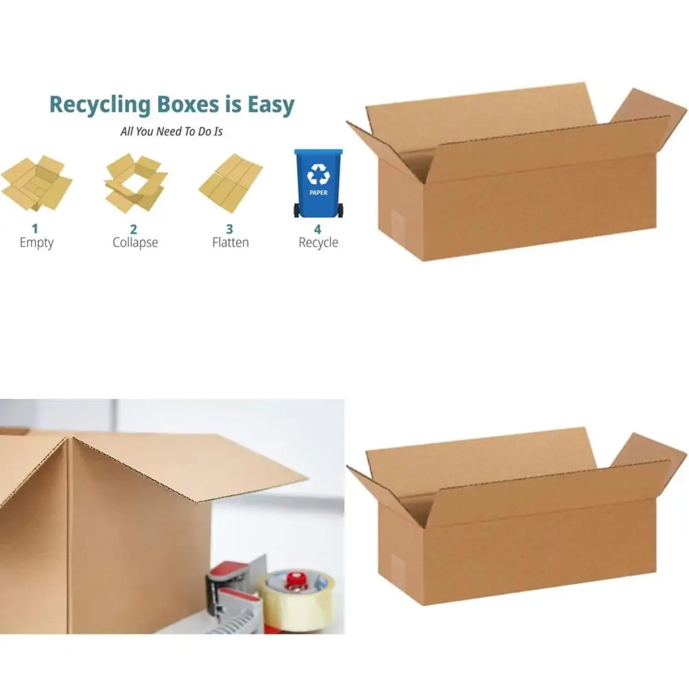 50-Pack 14x7x5 Corrugated Cardboard Boxes for Shipping, Packing, and Moving
50-Pack 14x7x5 Corrugated Cardboard Boxes for Shipping, Packing, and Moving