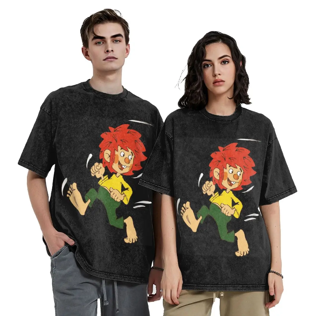 Pumuckl Is An Invisible Goblin Hip Hop Short Sleeve T-Shirts Washed Tops Tees Streetwear T Shirt Casual for Men Women
Pumuckl Is An Invisible Goblin Hip Hop Short Sleeve T-Shirts Washed Tops Tees Streetwear T Shirt Casual for Men Women