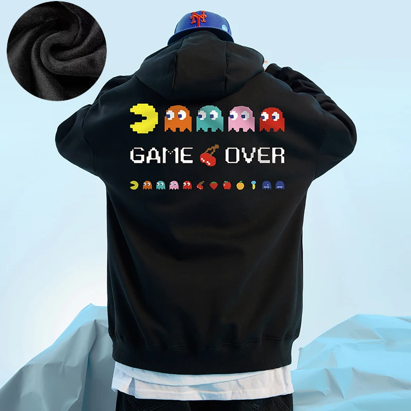 Casual Style Fashion Sweater Hooded Autumn And Winter Literary Trend New Men's Pullover Popular Print And Plush
Casual Style Fashion Sweater Hooded Autumn And Winter Literary Trend New Men's Pullover Popular Print And Plush
