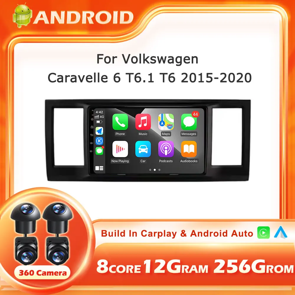 Android 14 For Volkswagen Caravelle 6 T6.1 T6 2015-2020 Carplay Auto Car Radio Multimedia Player Autoradio Stereo Head Unit
Android 14 For Volkswagen Caravelle 6 T6.1 T6 2015-2020 Carplay Auto Car Radio Multimedia Player Autoradio Stereo Head Unit