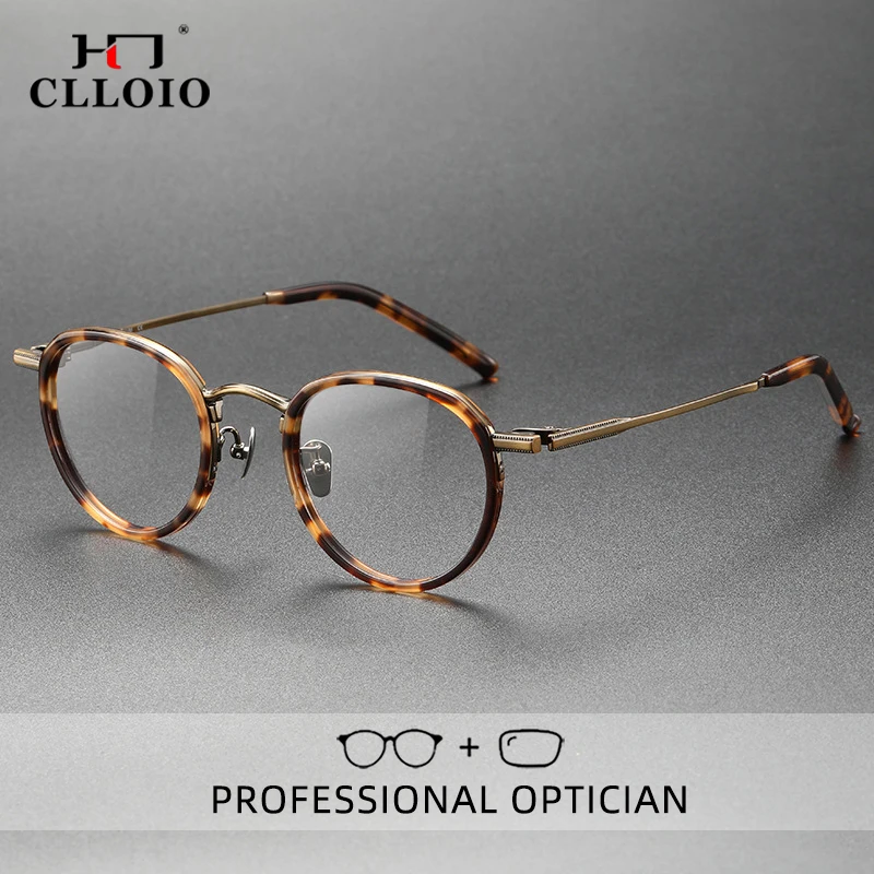 Guvina Men Vintage Round Reading Glasses Anti Blue Light Office Glasses High Quality Pure Titanium Prescription Optical Glasses
Guvina Men Vintage Round Reading Glasses Anti Blue Light Office Glasses High Quality Pure Titanium Prescription Optical Glasses