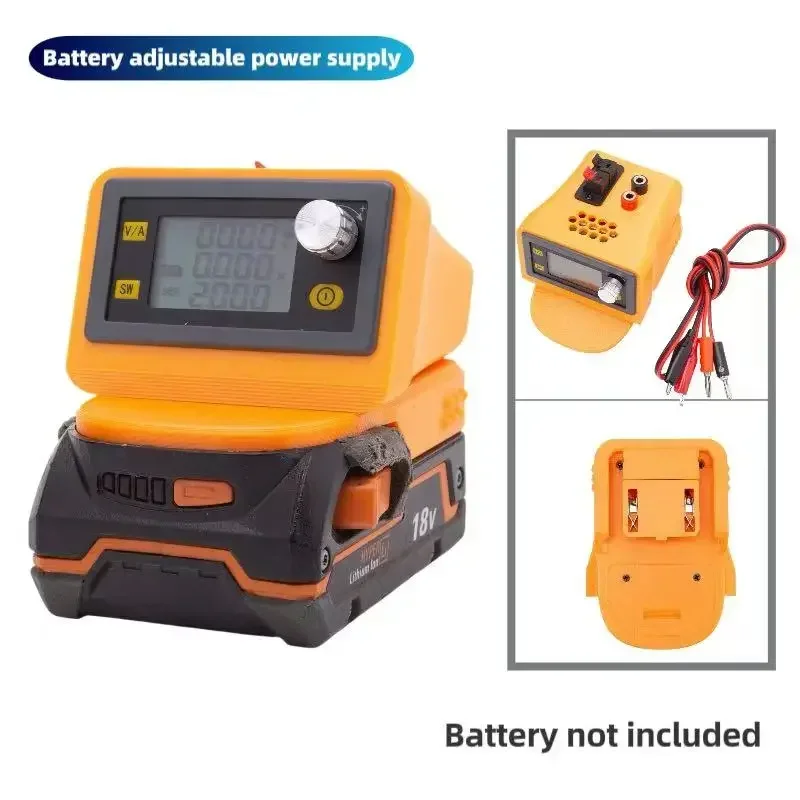 Battery Adapter for Ridgid AEG 18v Lithium Cordless Power Adjustable and Variable Laboratory Power Converter(No Batteries)
Battery Adapter for Ridgid AEG 18v Lithium Cordless Power Adjustable and Variable Laboratory Power Converter(No Batteries)