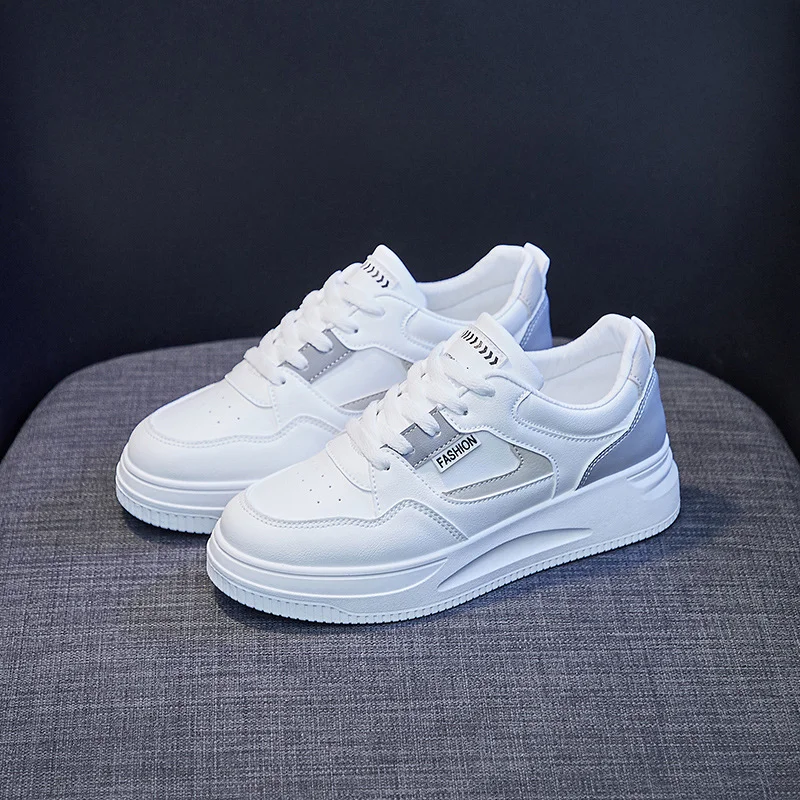 Women's Sporty Casual Thick Bottom Sneakers Breathable Wear-Resistant Low Top Lace-Up Shoes Comfortable All-Season Footwear
Women's Sporty Casual Thick Bottom Sneakers Breathable Wear-Resistant Low Top Lace-Up Shoes Comfortable All-Season Footwear