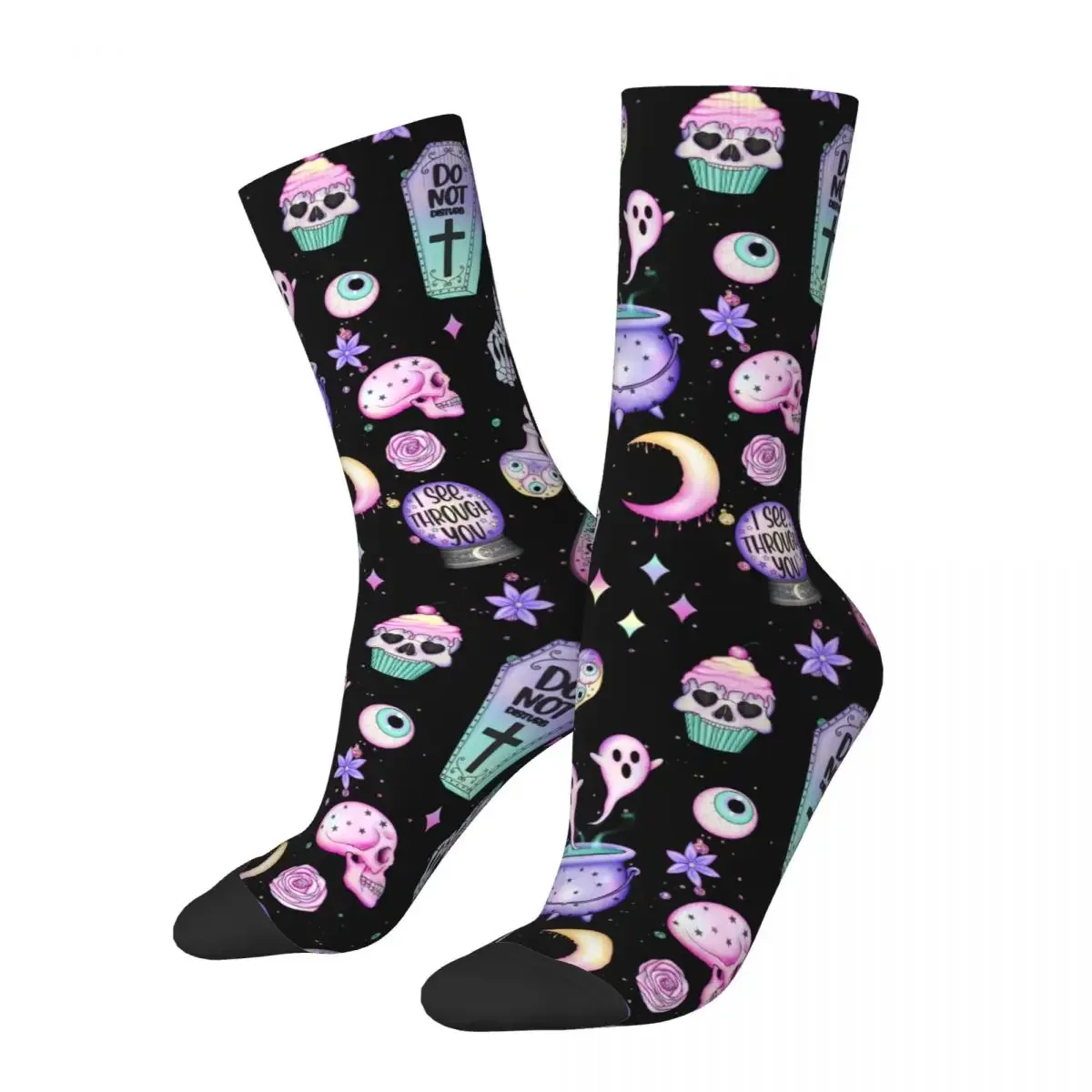Pastel Goth Pattern Dark Socks Men Women Hip Hop Male Fashion Socks Harajuku Spring Summer Middle Tube Socks Gift
Pastel Goth Pattern Dark Socks Men Women Hip Hop Male Fashion Socks Harajuku Spring Summer Middle Tube Socks Gift