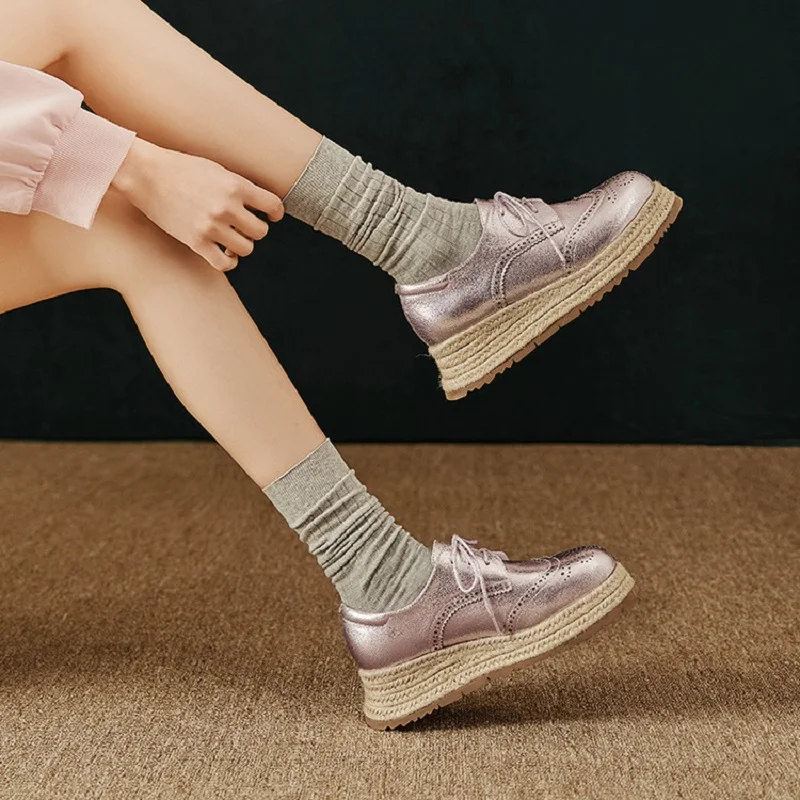 New Zapatos Mujer Marca Lujo Espadrilles Dames Basket Plateforme Femme Woman Shoes Comfortable
New Zapatos Mujer Marca Lujo Espadrilles Dames Basket Plateforme Femme Woman Shoes Comfortable
