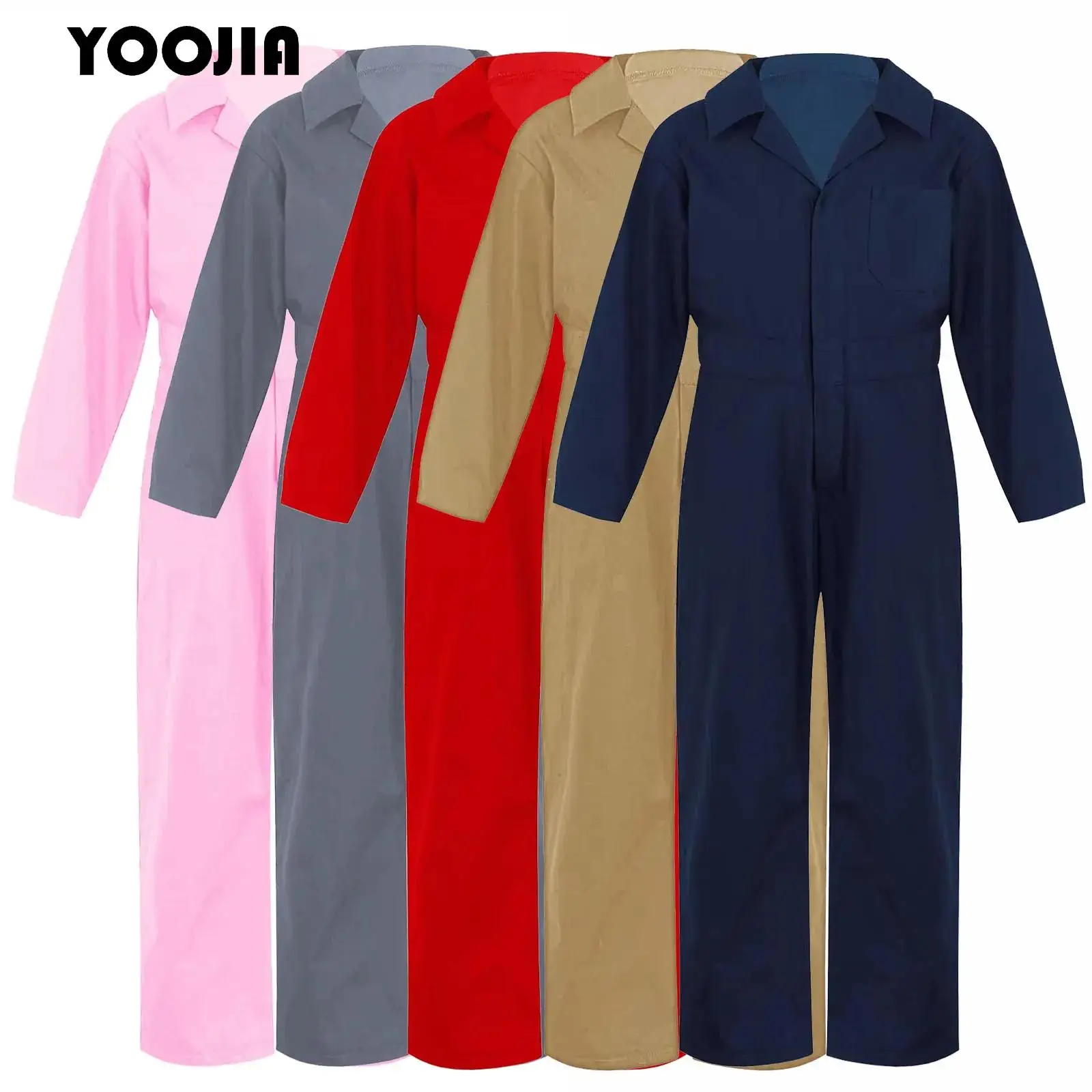 Long Sleeve Cargo Coverall with Pockets for Kids Boys Mechanic Jumpsuit Flightsuit Boiler Suit Theme Party Halloween Cosplay
Long Sleeve Cargo Coverall with Pockets for Kids Boys Mechanic Jumpsuit Flightsuit Boiler Suit Theme Party Halloween Cosplay