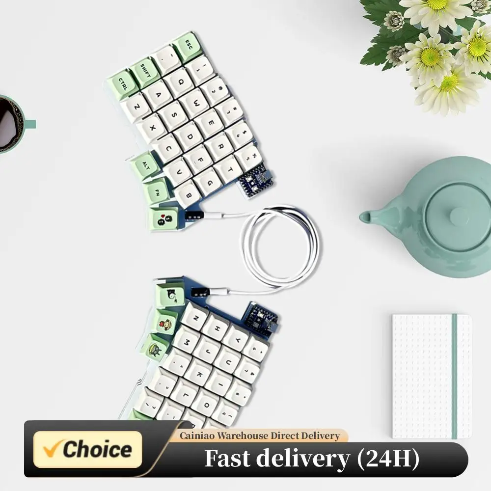Silakka54 Split Keyboards Ergonomics Design Hot Swap Support QMK/VIAL Wired Keyboards Customized PC/Laptop/Pad Gamer Accessories
Silakka54 Split Keyboards Ergonomics Design Hot Swap Support QMK/VIAL Wired Keyboards Customized PC/Laptop/Pad Gamer Accessories