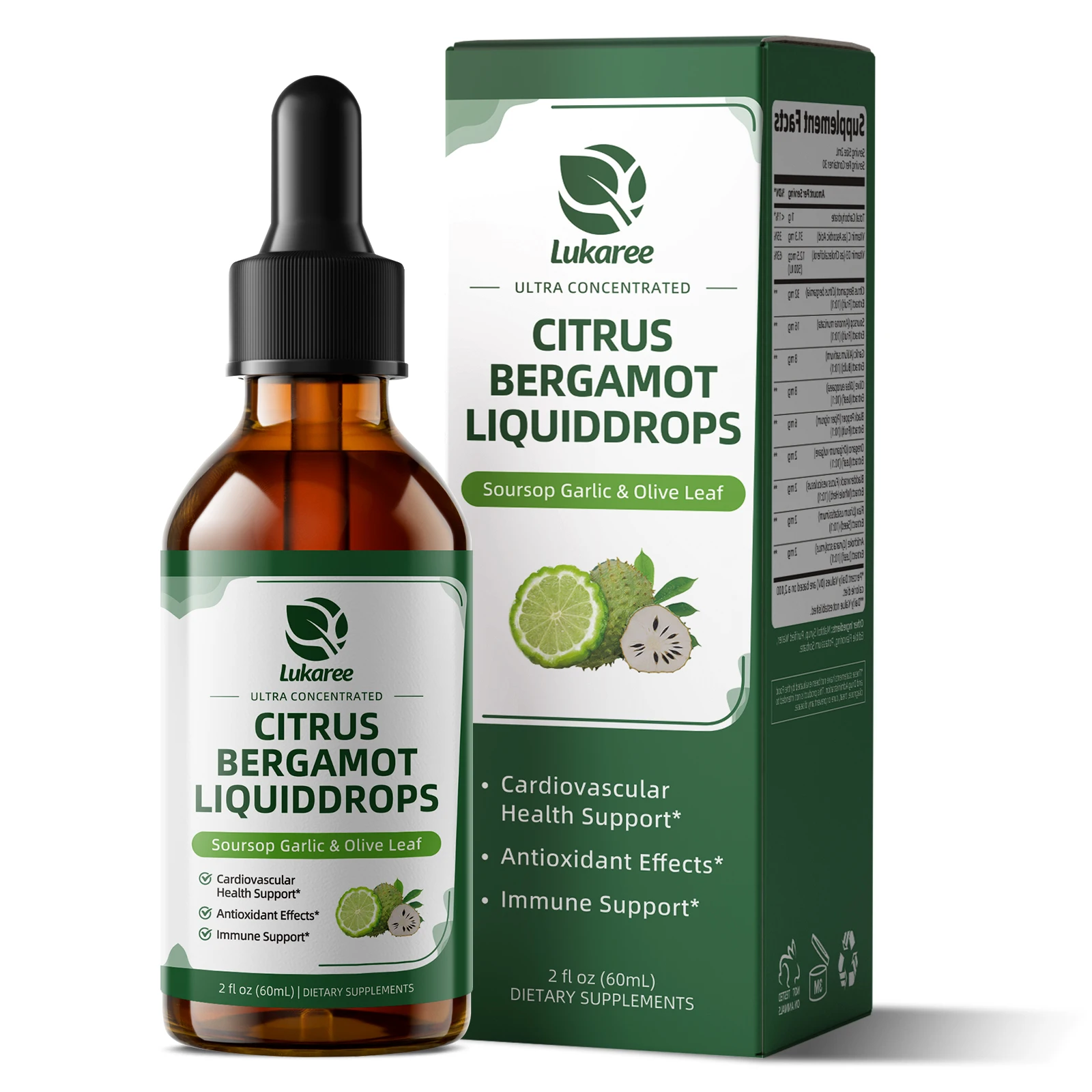 Lukaree 60ML Bergamot Drop Supplement Support Immunity,Cholesterol and Cardiovascular Health Relieve Stress Antioxidant
Lukaree 60ML Bergamot Drop Supplement Support Immunity,Cholesterol and Cardiovascular Health Relieve Stress Antioxidant