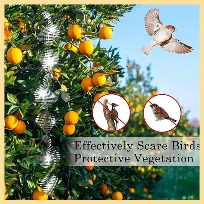 GOOD-3 Pcs Bird Scare Discs Highly Reflective Double-Sided Bird Reflectors Sparkly Wind Spinner Outdoor Metal Garden Decor
GOOD-3 Pcs Bird Scare Discs Highly Reflective Double-Sided Bird Reflectors Sparkly Wind Spinner Outdoor Metal Garden Decor