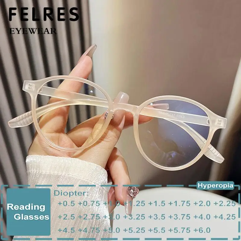 fashion round Clear Lens Reading Glasses Blue Light Blocking Eyeglasses Women Men Ultralight Frame optics Prescription Glasses
fashion round Clear Lens Reading Glasses Blue Light Blocking Eyeglasses Women Men Ultralight Frame optics Prescription Glasses