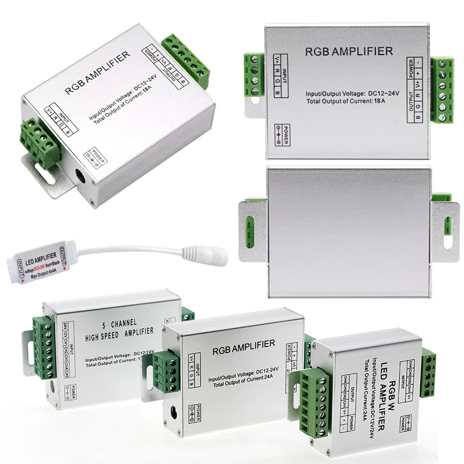 Светодиодный усилитель 1/3/4/5CH 5V 12V 24V DC Постоянное напряжение Повторитель мощности для одноцветных WW CW RGB RGBW RGBWW RGBCCT Strip Light
Светодиодный усилитель 1/3/4/5CH 5V 12V 24V DC Постоянное напряжение Повторитель мощности для одноцветных WW CW RGB RGBW RGBWW RGBCCT Strip Light