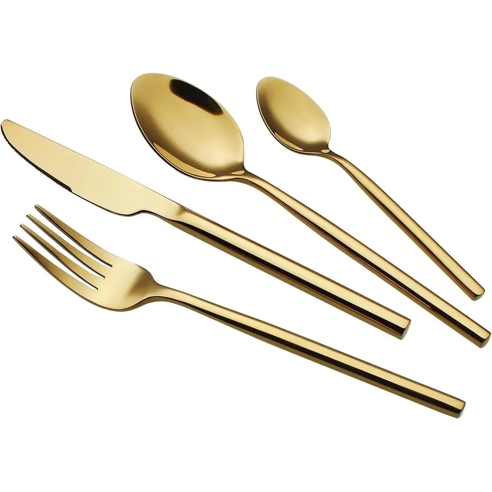6-Piece Heavy Duty 18/10 Stainless Steel Cutlery Set with Mirror Polish and Dishwasher Safe Features
6-Piece Heavy Duty 18/10 Stainless Steel Cutlery Set with Mirror Polish and Dishwasher Safe Features