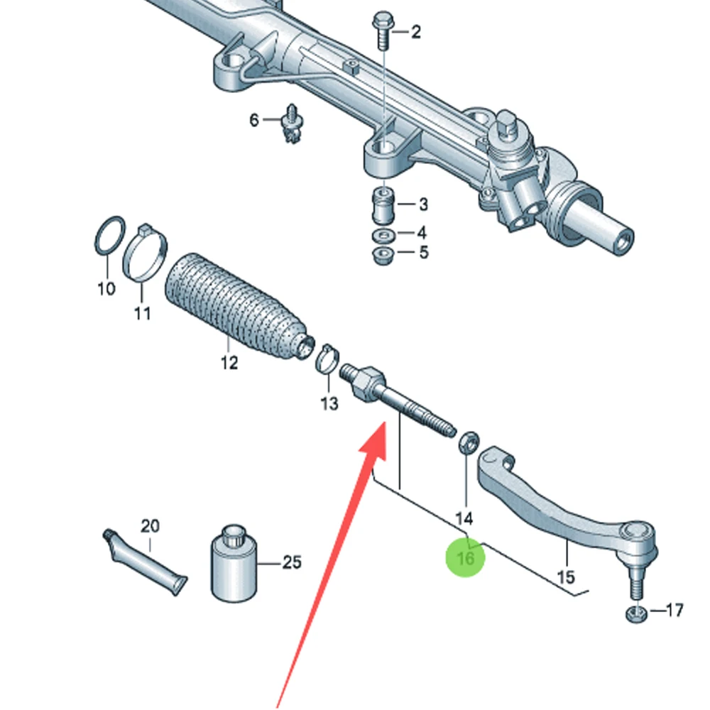 7H0419803B 7H0419803C 7H0419803F 7H0419803E 2Pcs Tie Rod For VW Multivan T5 2003-2005
7H0419803B 7H0419803C 7H0419803F 7H0419803E 2Pcs Tie Rod For VW Multivan T5 2003-2005