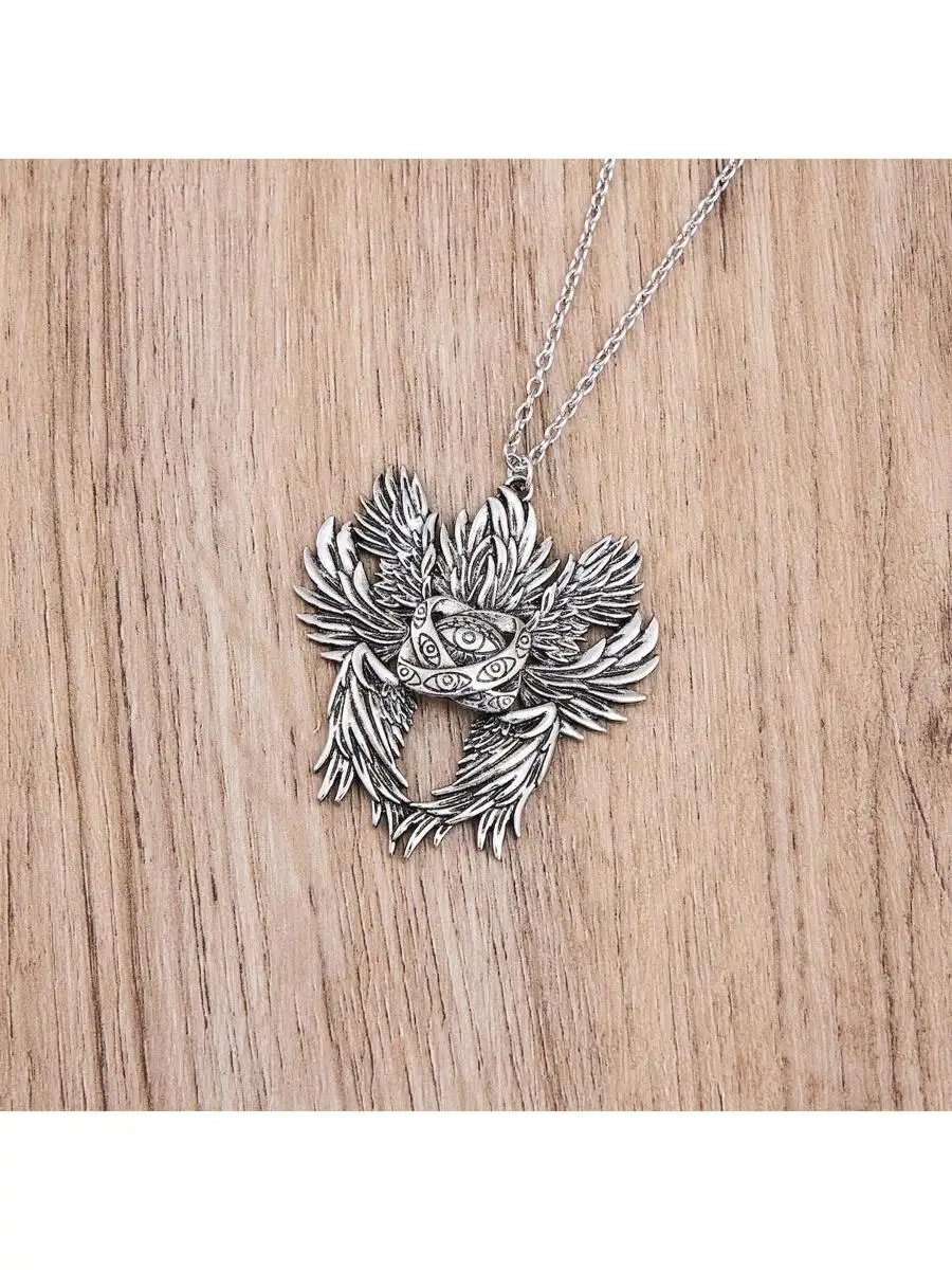 Gothic Wing And Evil Eye Pendant Necklace For Women Vintage Style Chain Jewelry Party Accessory
Gothic Wing And Evil Eye Pendant Necklace For Women Vintage Style Chain Jewelry Party Accessory