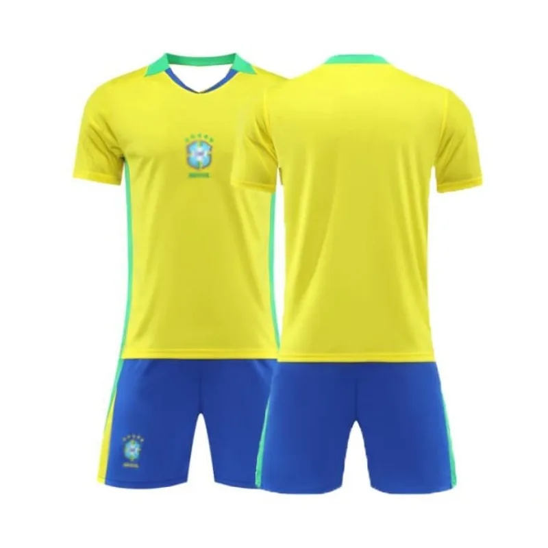 Brazil Team Style Jersey Set 2PCS Football Kit Casual Tracksuit Short Sleeve Soccer Uniform Training Sportswear for Adult Youth
Brazil Team Style Jersey Set 2PCS Football Kit Casual Tracksuit Short Sleeve Soccer Uniform Training Sportswear for Adult Youth