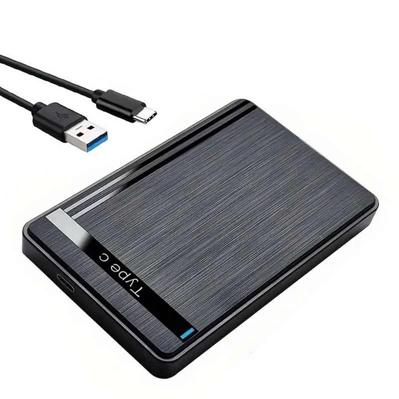 2.5 Inch USB 3.0/Type-C External SATA Type C HDD Enclosure Portable Hard Drive External Storage 5Gbps Speed UASP Plug and Play
2.5 Inch USB 3.0/Type-C External SATA Type C HDD Enclosure Portable Hard Drive External Storage 5Gbps Speed UASP Plug and Play