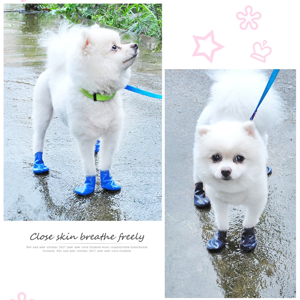 4 Pcs Dog Shoes Waterproof Outdoor Pet Boots for Small Dogs Paw Protector Anti-slip Sole Dog Footwear Accessories
4 Pcs Dog Shoes Waterproof Outdoor Pet Boots for Small Dogs Paw Protector Anti-slip Sole Dog Footwear Accessories