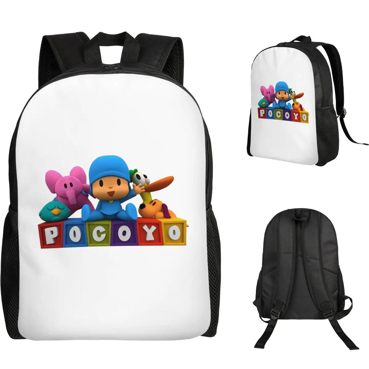 Pocoyo Backpack Student Boys Girls BookBag School Bag Computer Shoulder Bags
Pocoyo Backpack Student Boys Girls BookBag School Bag Computer Shoulder Bags