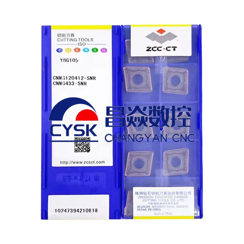 Original ZCCCT CNMG160608-SNR CNMG120412-SNR YBG105 carbide insert for turning tools
Original ZCCCT CNMG160608-SNR CNMG120412-SNR YBG105 carbide insert for turning tools