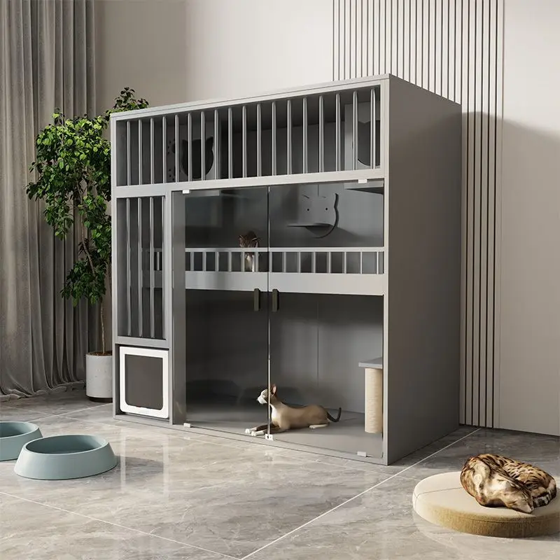 High-end solid wood pet display cabinet cage for cat cabinets
High-end solid wood pet display cabinet cage for cat cabinets