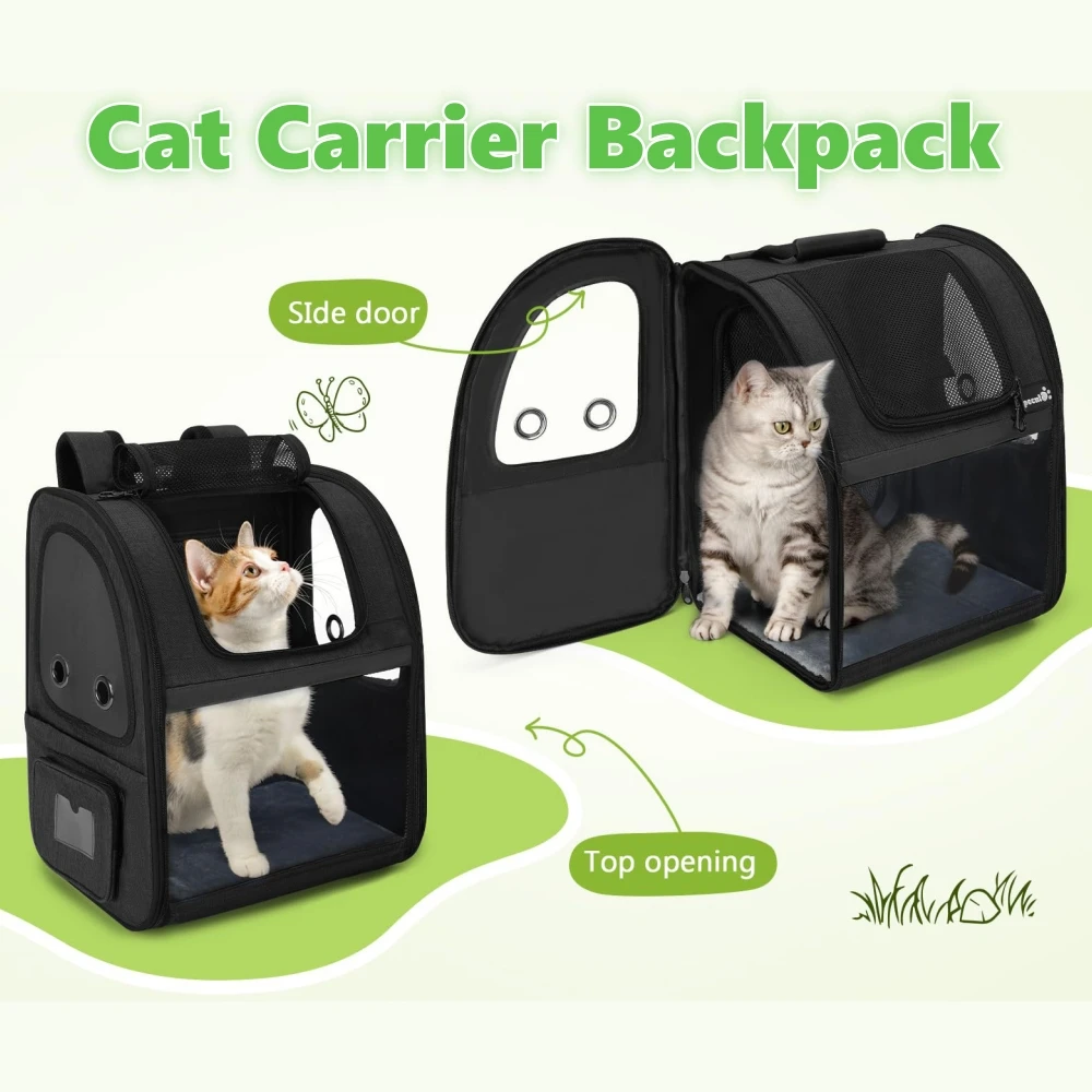 Expandable Cat Carrier Backpack Large Space Travel Pet Backpack Adjustable Airline Approved Bag Small Dog Carrying Backpack
Expandable Cat Carrier Backpack Large Space Travel Pet Backpack Adjustable Airline Approved Bag Small Dog Carrying Backpack