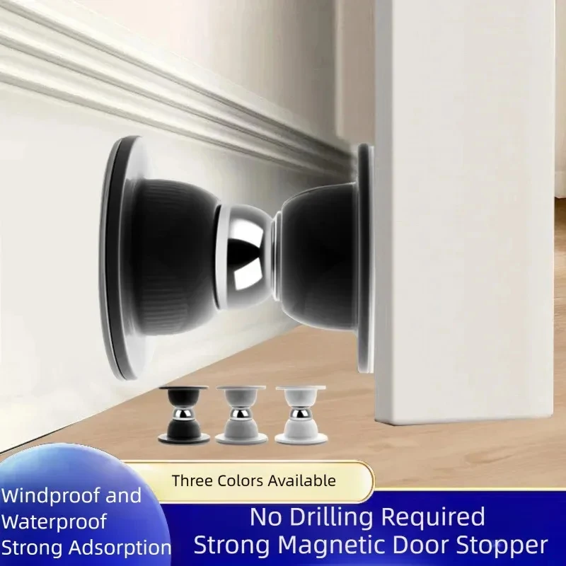 Silicone Magnetic Door Stopper for Bedroom & Study - No-Punch Strong Adhesive Buffer, Anti-Collision Door Suction
Silicone Magnetic Door Stopper for Bedroom & Study - No-Punch Strong Adhesive Buffer, Anti-Collision Door Suction
