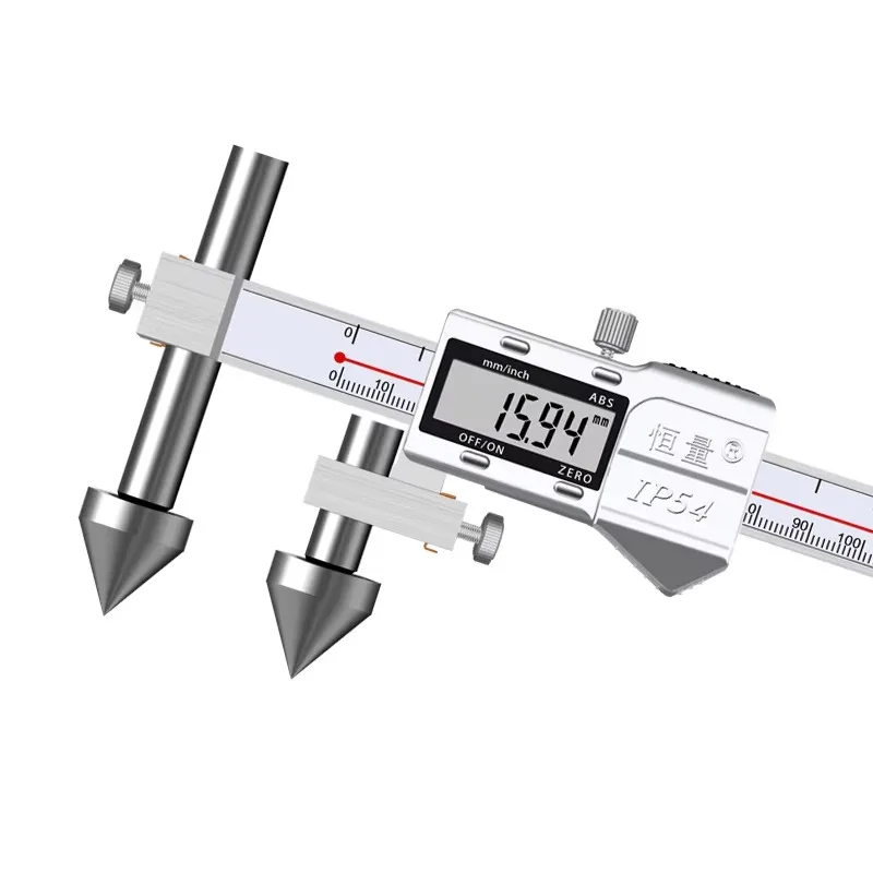 Stainless Steel Cone Probe Digital Caliper High Precision for Center Hole Edge Distance Measurement
Stainless Steel Cone Probe Digital Caliper High Precision for Center Hole Edge Distance Measurement