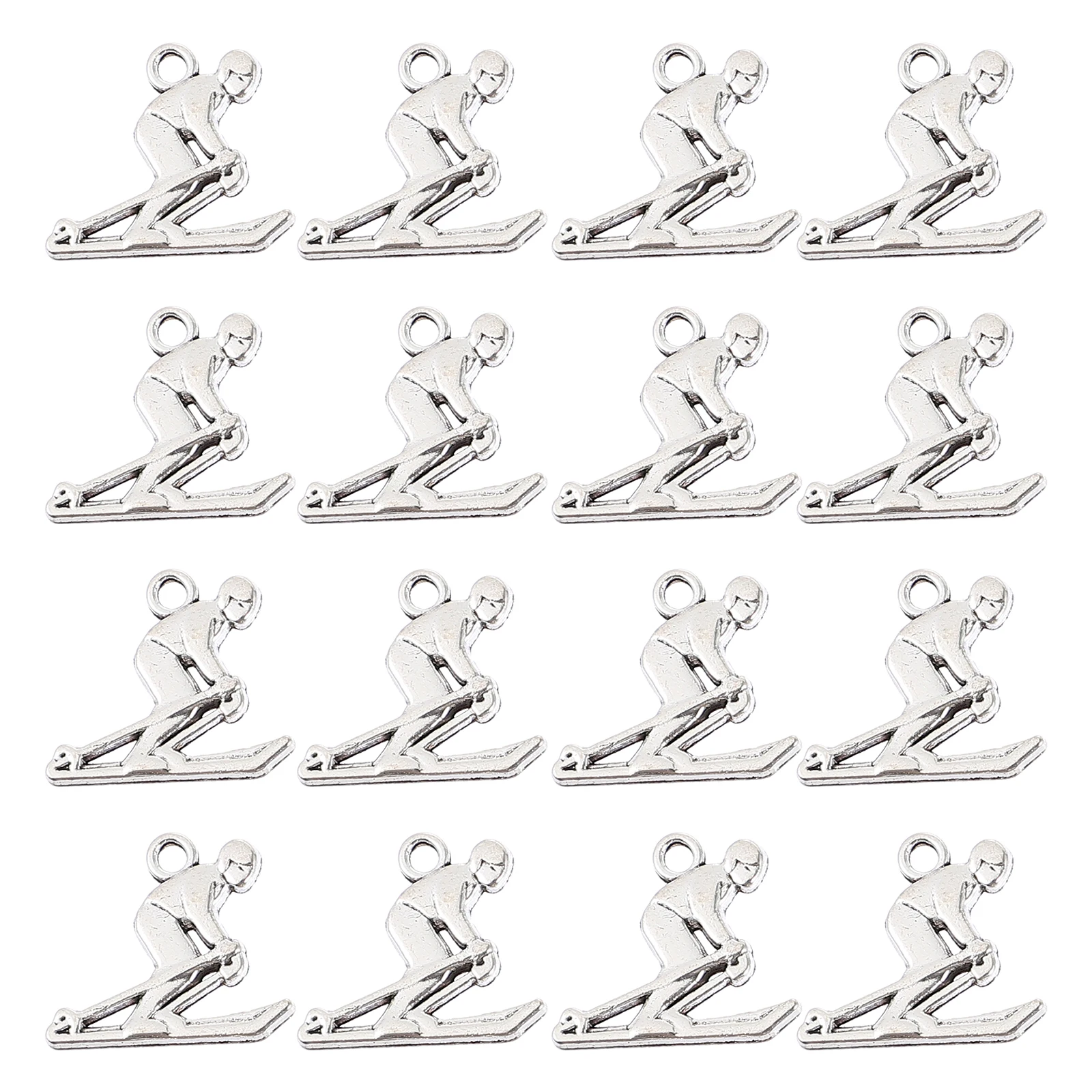20pcs Ski Accessories Stainless Steel Charms for Jewelry Making Keychain Earrings Winter Jewelry Accessories Sports Crafts
20pcs Ski Accessories Stainless Steel Charms for Jewelry Making Keychain Earrings Winter Jewelry Accessories Sports Crafts