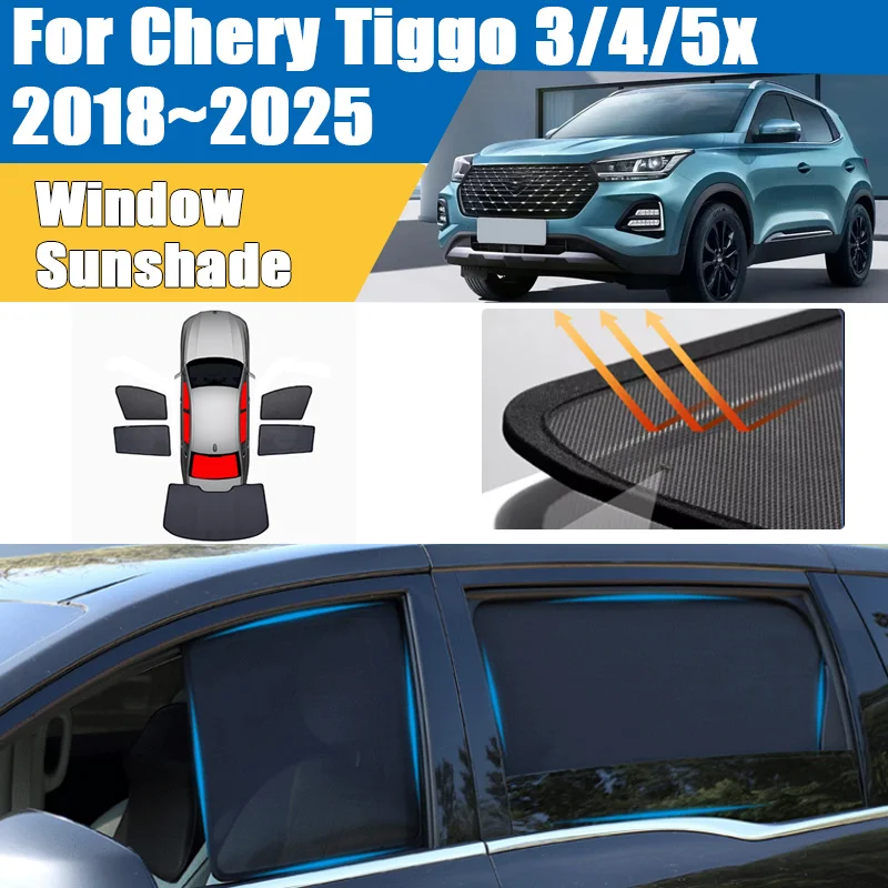 Car Sun Shade For Chery Tiggo 3 4 5x 2018-2025 2020 Visor Mesh Blocks UV Rays Heat Insulation Windshield Curtain Car Accessories
Car Sun Shade For Chery Tiggo 3 4 5x 2018-2025 2020 Visor Mesh Blocks UV Rays Heat Insulation Windshield Curtain Car Accessories