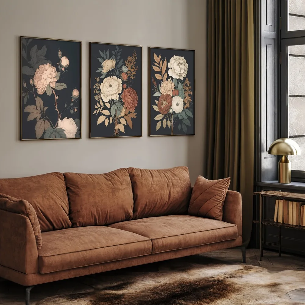 3pcs/set Unframed Canvas Poster Retro Art Vintage Floral Paintings For Bedroom Living Room Home Wall Decoration Waterproof
3pcs/set Unframed Canvas Poster Retro Art Vintage Floral Paintings For Bedroom Living Room Home Wall Decoration Waterproof