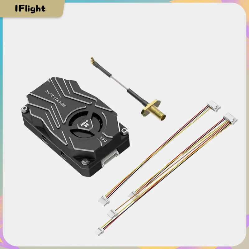 iFlight BLITZ Whoop 5,8G 2,5 Вт VTX 40CH Raceband Встроенный микрофон Охлаждающий вентилятор с ЧПУ 2-8S 25,5X25,5 мм для RC FPV дальнего действия
iFlight BLITZ Whoop 5,8G 2,5 Вт VTX 40CH Raceband Встроенный микрофон Охлаждающий вентилятор с ЧПУ 2-8S 25,5X25,5 мм для RC FPV дальнего действия