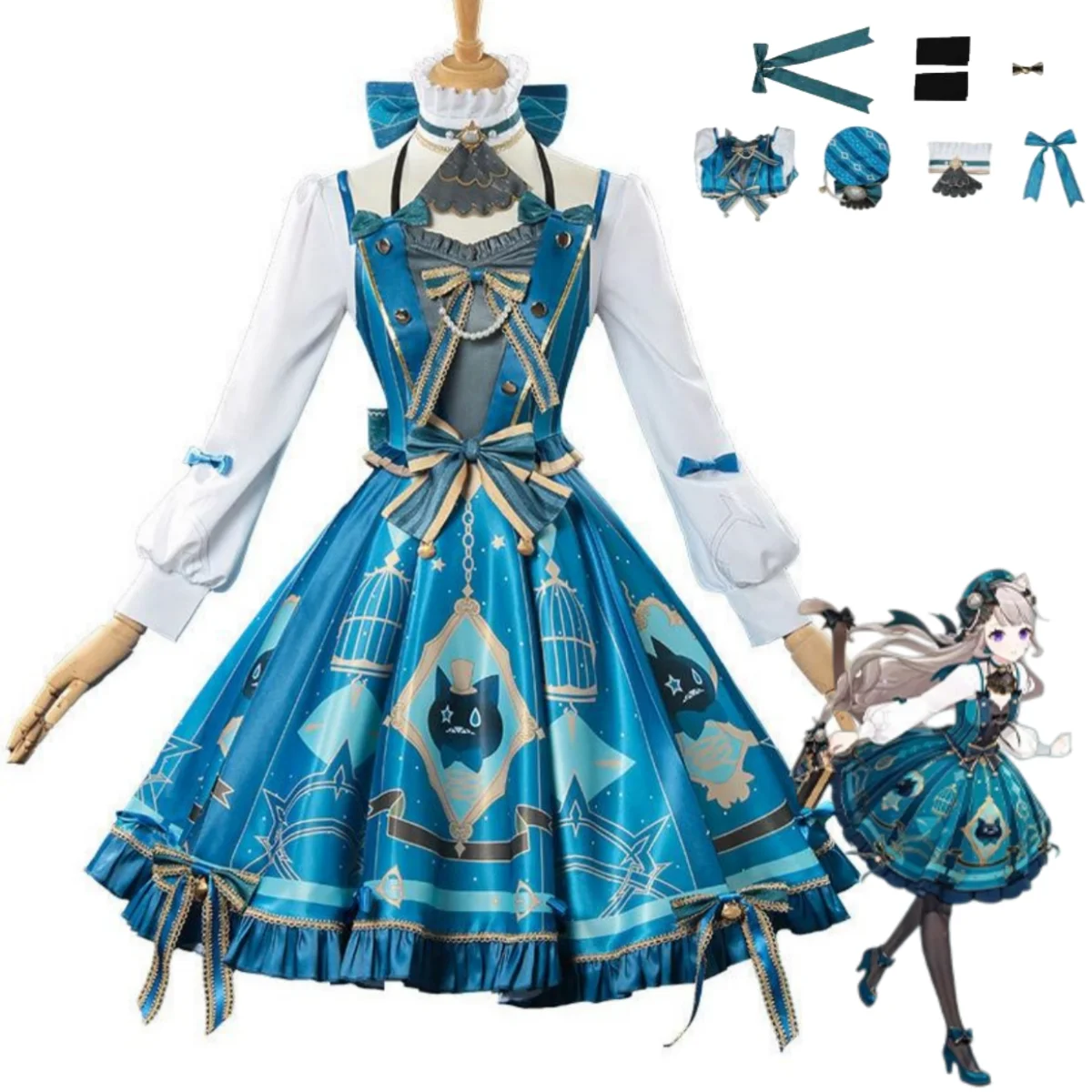 Anime Game Lynette Cosplay Costume Fontaine Theme Coffee Maid Outfit Dress Uniform Woman Sexy Cute Masquerade Carnival Suit
Anime Game Lynette Cosplay Costume Fontaine Theme Coffee Maid Outfit Dress Uniform Woman Sexy Cute Masquerade Carnival Suit