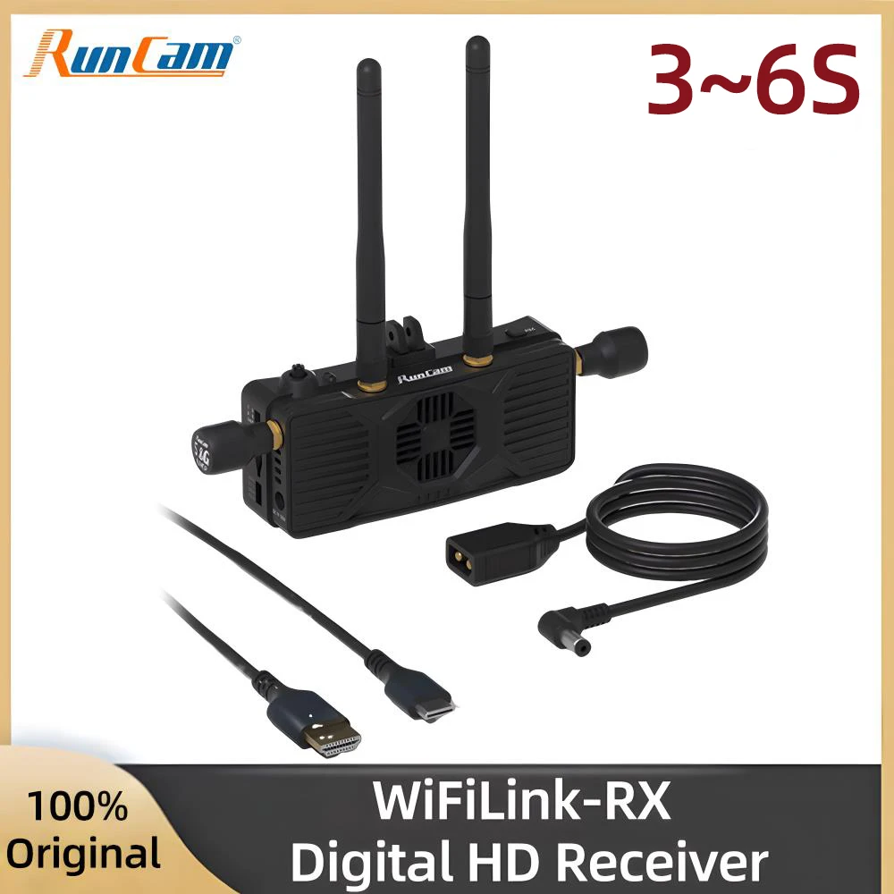 Цифровой приемник RunCam WiFiLink HD-приемник 5,8G 9-30 В для системы OpenIPC и Ruby VTX
Цифровой приемник RunCam WiFiLink HD-приемник 5,8G 9-30 В для системы OpenIPC и Ruby VTX