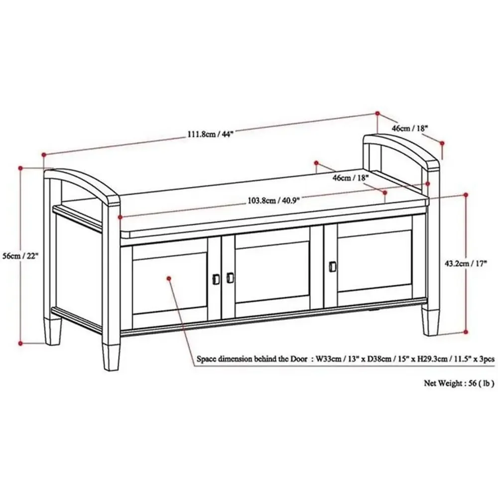 Special Offer2-Piece Set With 48" Writing Oice Desk And 44" Entryway Bench
Special Offer2-Piece Set With 48" Writing Oice Desk And 44" Entryway Bench