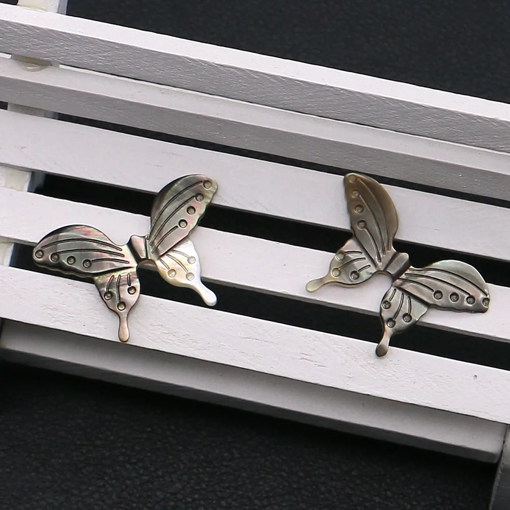 Natural Black Shell Butterfly Shape Beads 29x20mm Straight Holes Shell Charms Accessory 1 Pc DIY Fashion Necklace Earring Gift
Natural Black Shell Butterfly Shape Beads 29x20mm Straight Holes Shell Charms Accessory 1 Pc DIY Fashion Necklace Earring Gift