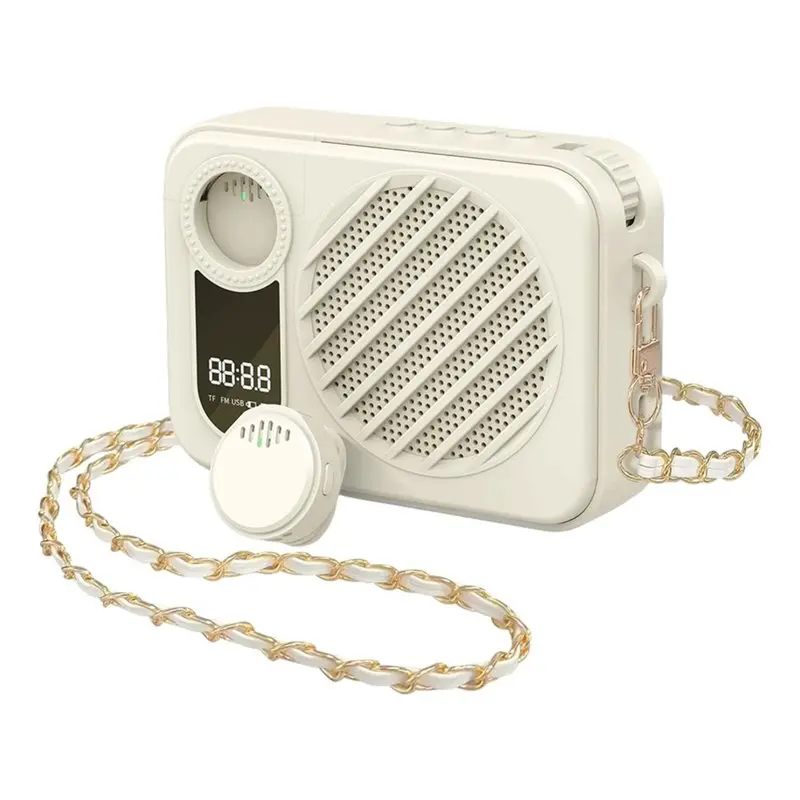 FEDI-Voice Amplifier With Wireless Lavalier Microphone, Portable Personal Megaphone Speaker For Classroom,Tour Guide, Elderly
FEDI-Voice Amplifier With Wireless Lavalier Microphone, Portable Personal Megaphone Speaker For Classroom,Tour Guide, Elderly