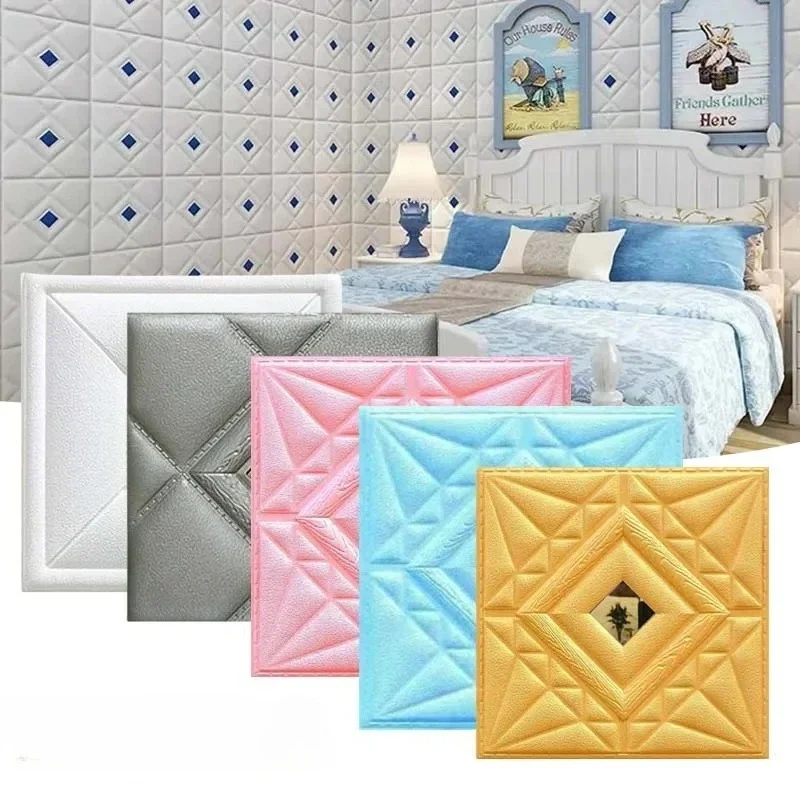 4-24PCS 30x30cm Self-Adhesive Wall Sticker 3D Soft Wall Stickers DIY Bedroom Living Room Background Home Decor Wall Decoration
4-24PCS 30x30cm Self-Adhesive Wall Sticker 3D Soft Wall Stickers DIY Bedroom Living Room Background Home Decor Wall Decoration